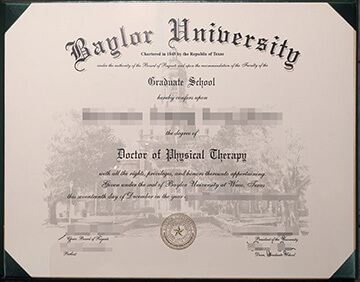 fake Baylor University diploma