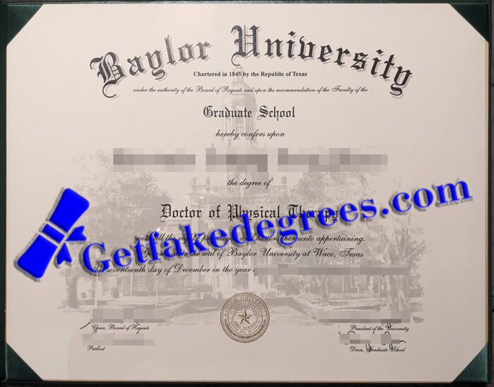 buy fake Baylor University diploma