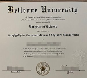 buy fake Bellevue University diploma