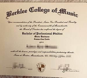 make Berklee College of Music diploma