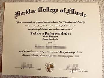 make Berklee College of Music diploma