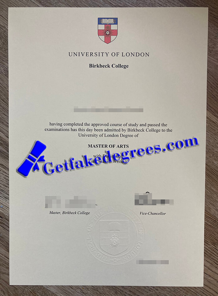 buy Birkbeck University of London diploma