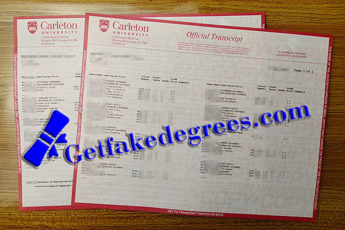 make Carleton University diploma