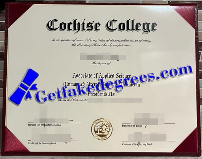 buy Cochise College degree