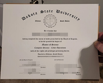 make Dakota State University diploma