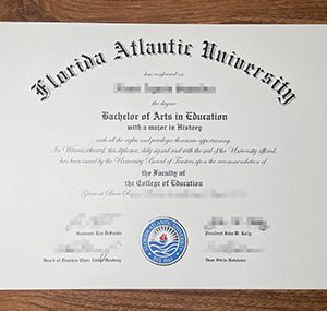 fake Florida Atlantic University degree