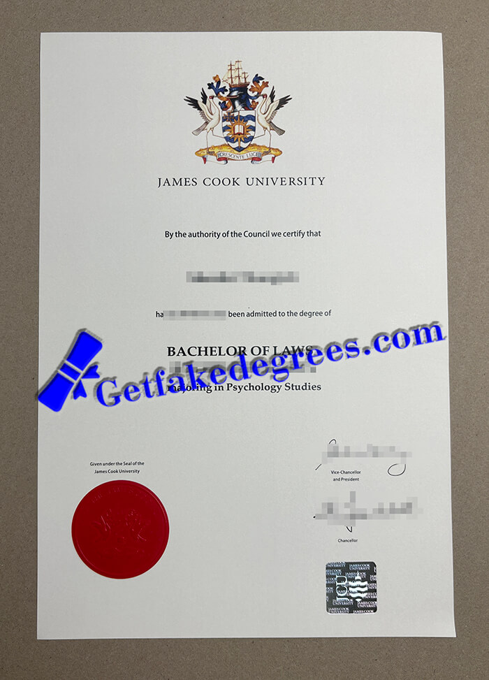 buy James Cook University diploma