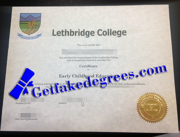 make Lethbridge College diploma