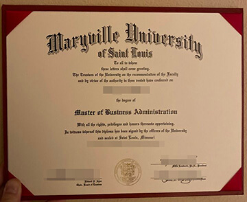 Maryville University of Saint Louis diploma