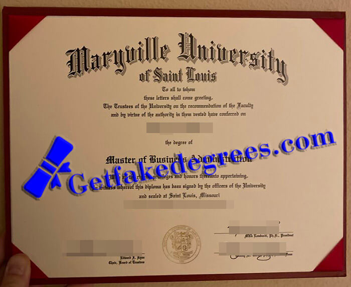 make Maryville University diploma