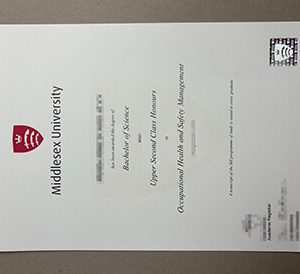 obtain Middlesex University diploma