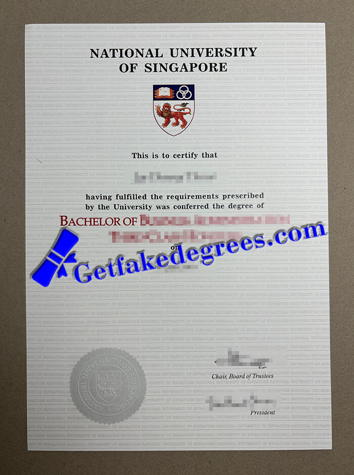 buy National University of Singapore diploma