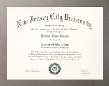 make New Jersey City University diploma