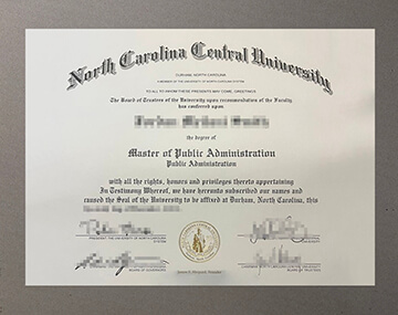 buy North Carolina Central University diploma