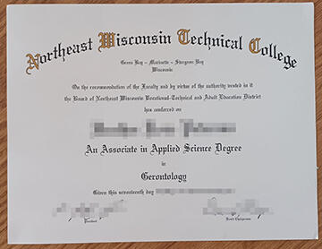 Northeast Wisconsin Technical College diploma