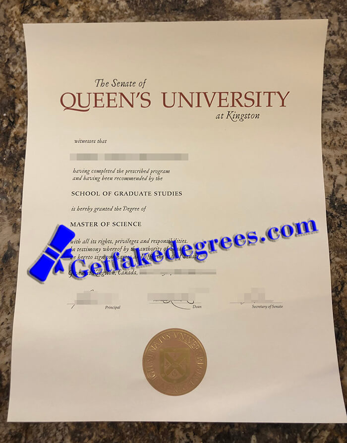 buy Queen's University at Kingston diploma