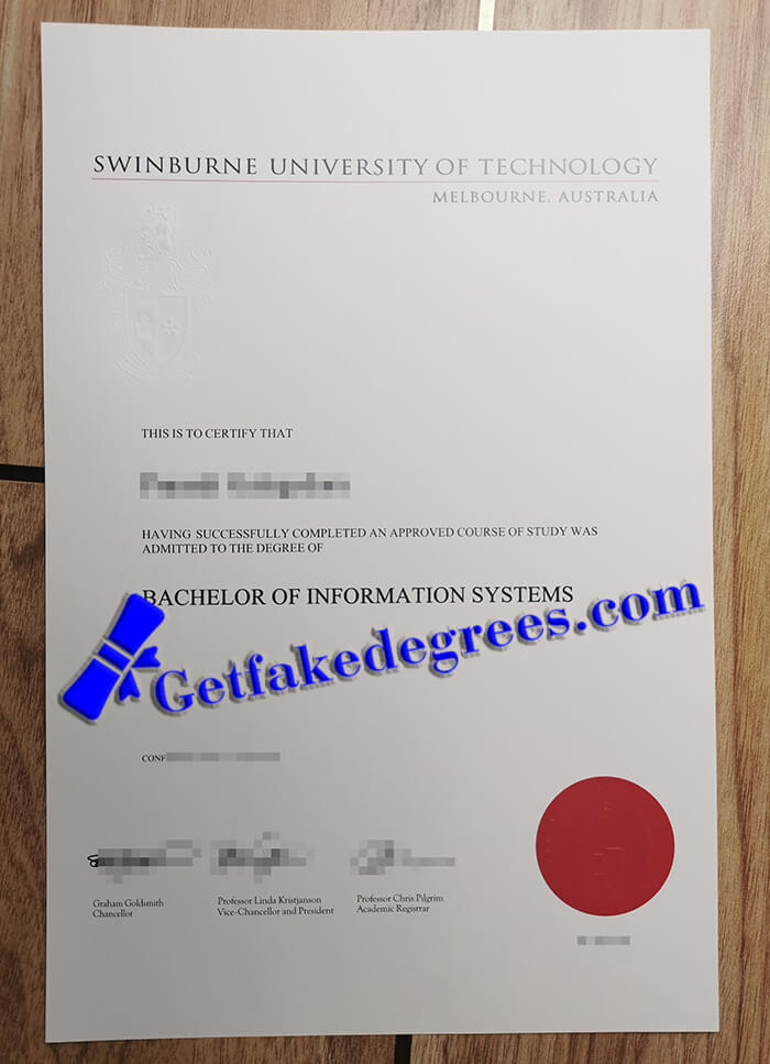 obtain Swinburne University of Technology diploma