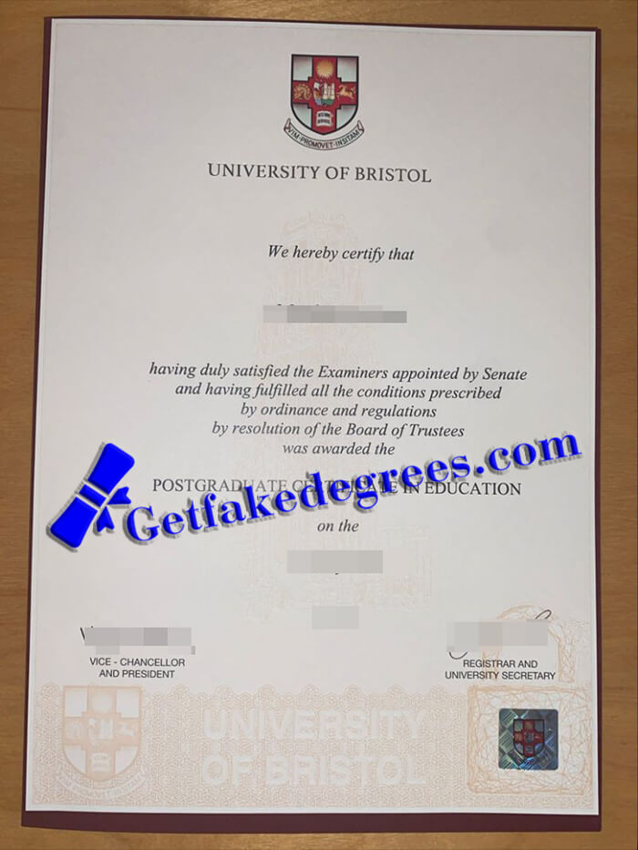 How to buy University of Bristol diploma