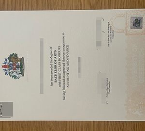 fake University of Greenwich diploma