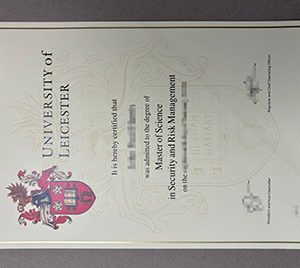 University of Leicester certificate