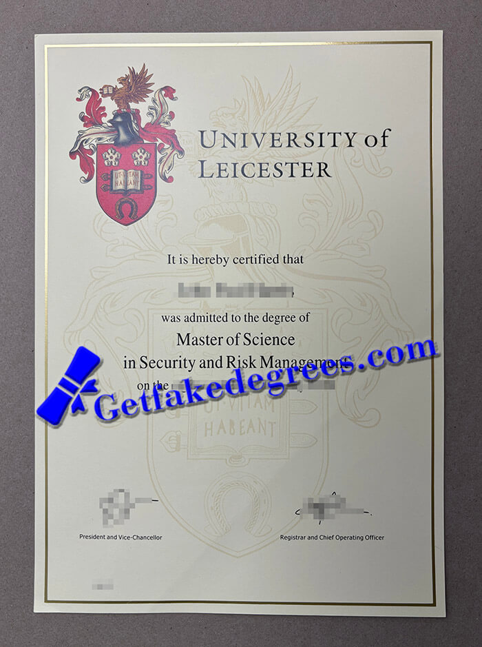 University of Leicester diploma