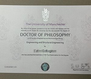 obtain University of Manchester diploma