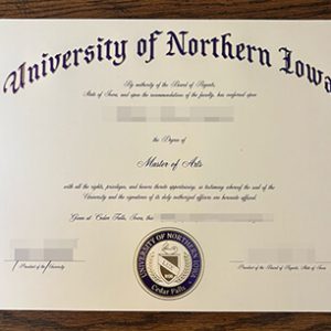 buy fake University of Northern Iowa diploma