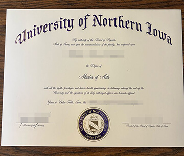 buy fake University of Northern Iowa diploma