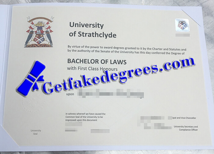 University of Strathclyde diploma