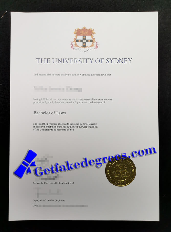 order a University of Sydney diploma