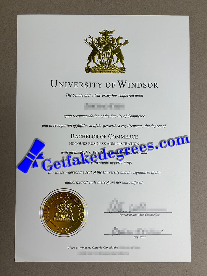 buy University of Windsor diploma