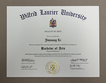 buy Wilfrid Laurier University diploma