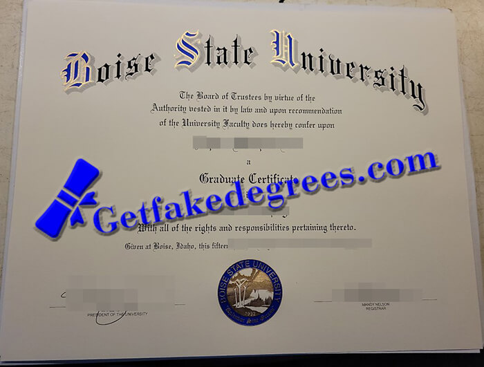 Boise State University degree