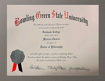 Bowling Green State University diploma