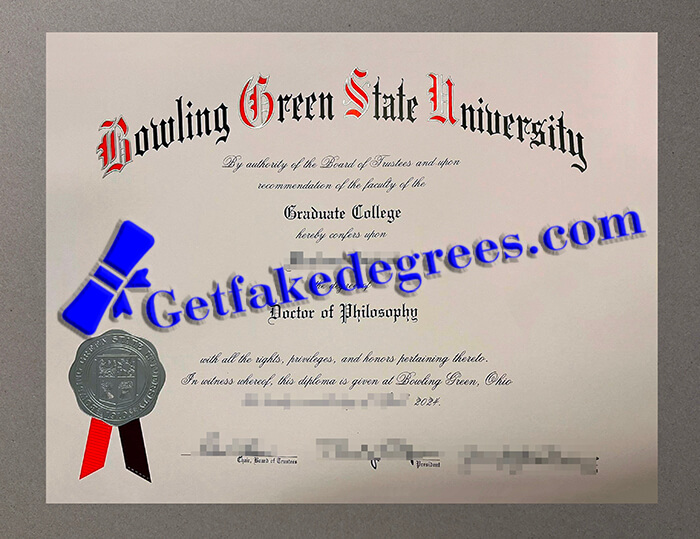 Bowling Green State University degree