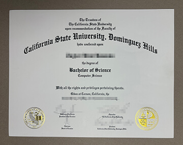 CSU Dominguez Hills certificate