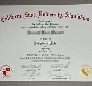 CSU Stanislaus diploma