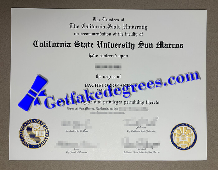 California State University San Marcos degree