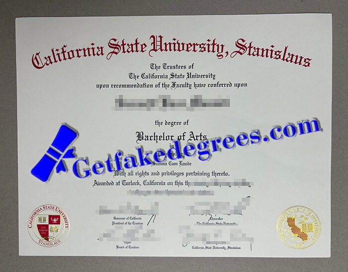 California State University Stanislaus degree