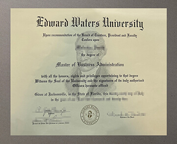 Edward Waters University diploma