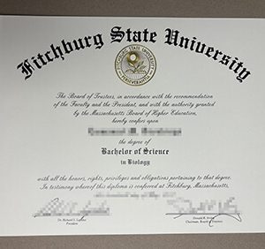 Fitchburg State University diploma