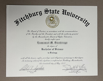 Fitchburg State University diploma