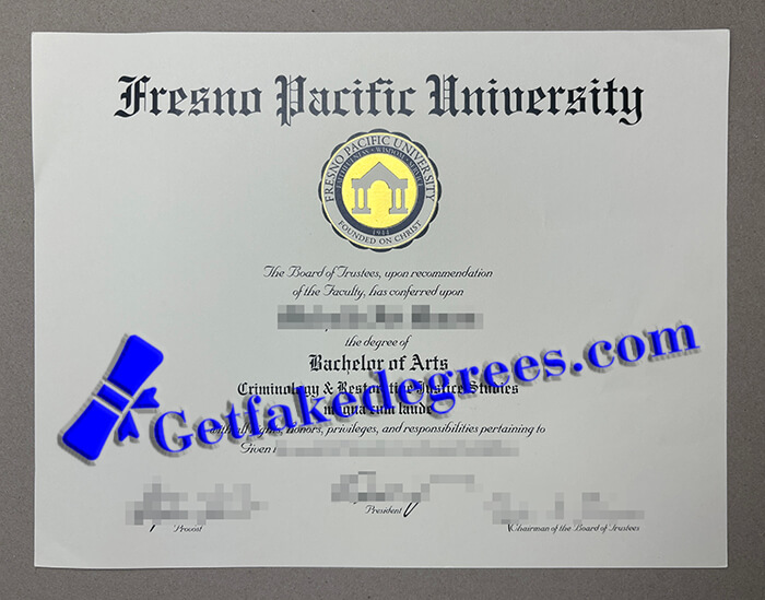 Fresno Pacific University degree