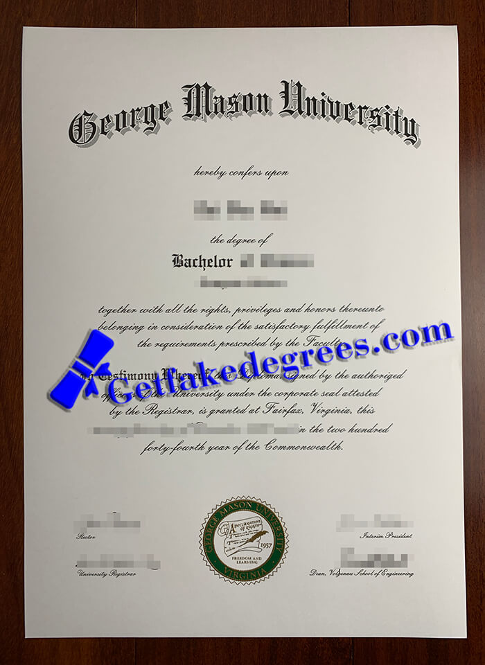 George Mason University degree