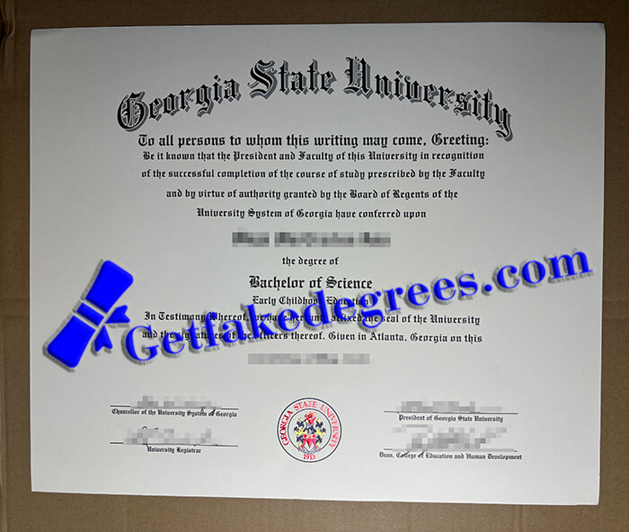 Georgia State University degree