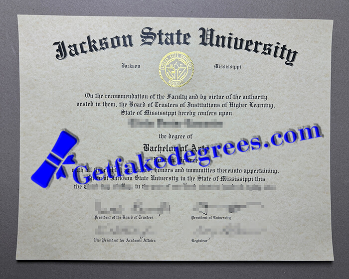 Jackson State University degree