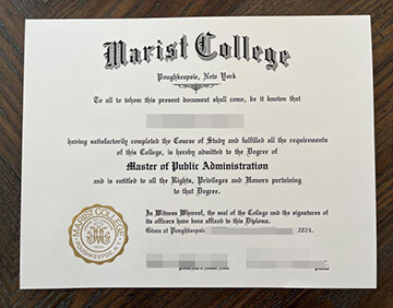 Marist College diploma