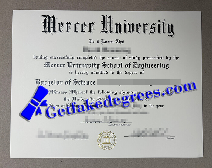 Mercer University degree