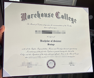 Morehouse College diploma