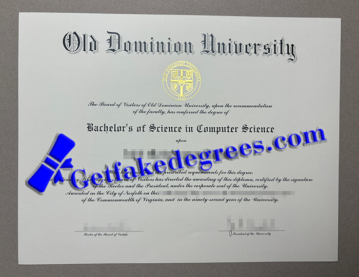 Old Dominion University degree